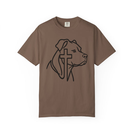 Faithful Bully (Natural Ears) Tee | Christian Pit Bull Shirt