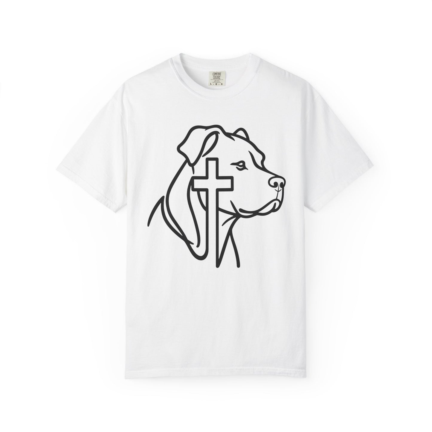 Faithful Bully (Natural Ears) Tee | Christian Pit Bull Shirt