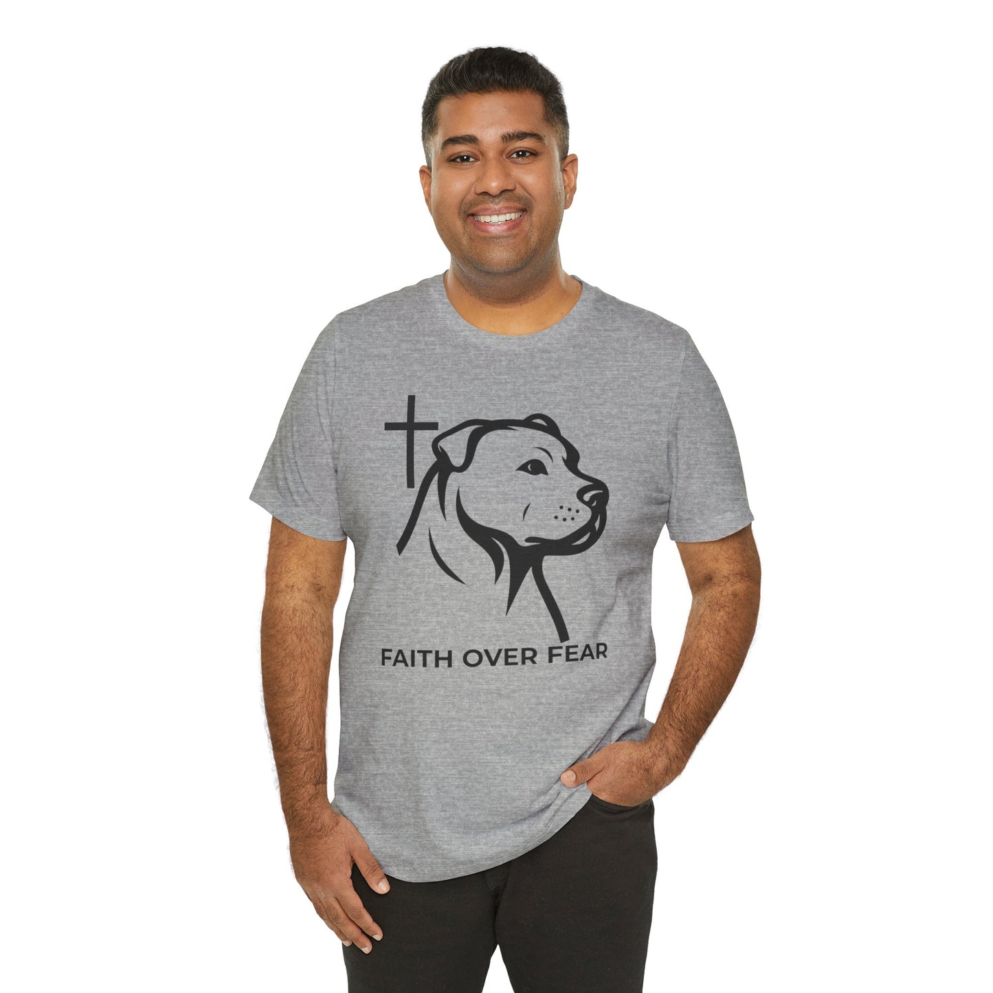 Faith Over Fear Tee - Faithful Bully Collection
