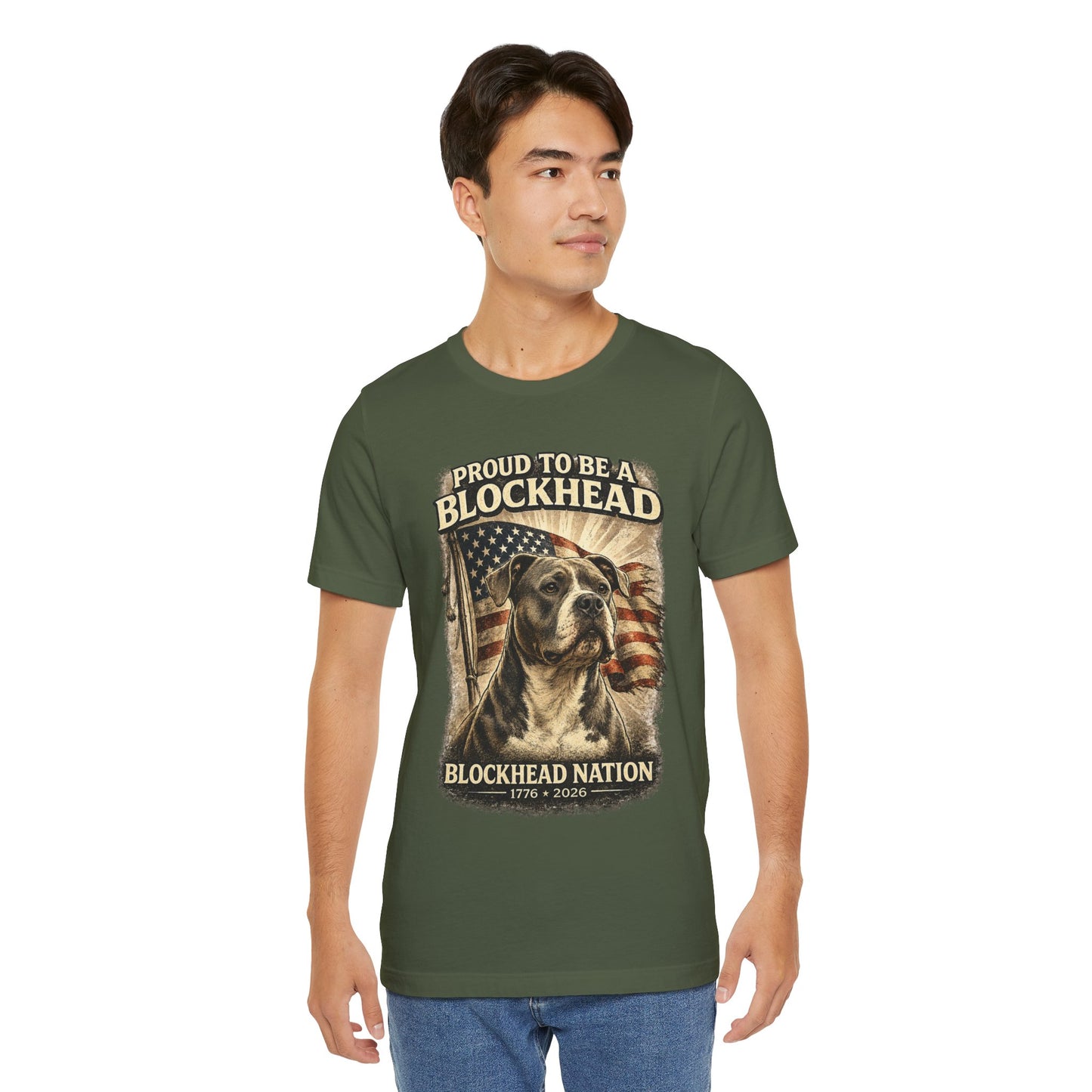 Proud To Be A Blockhead Tee – All-American Blockheads Collection