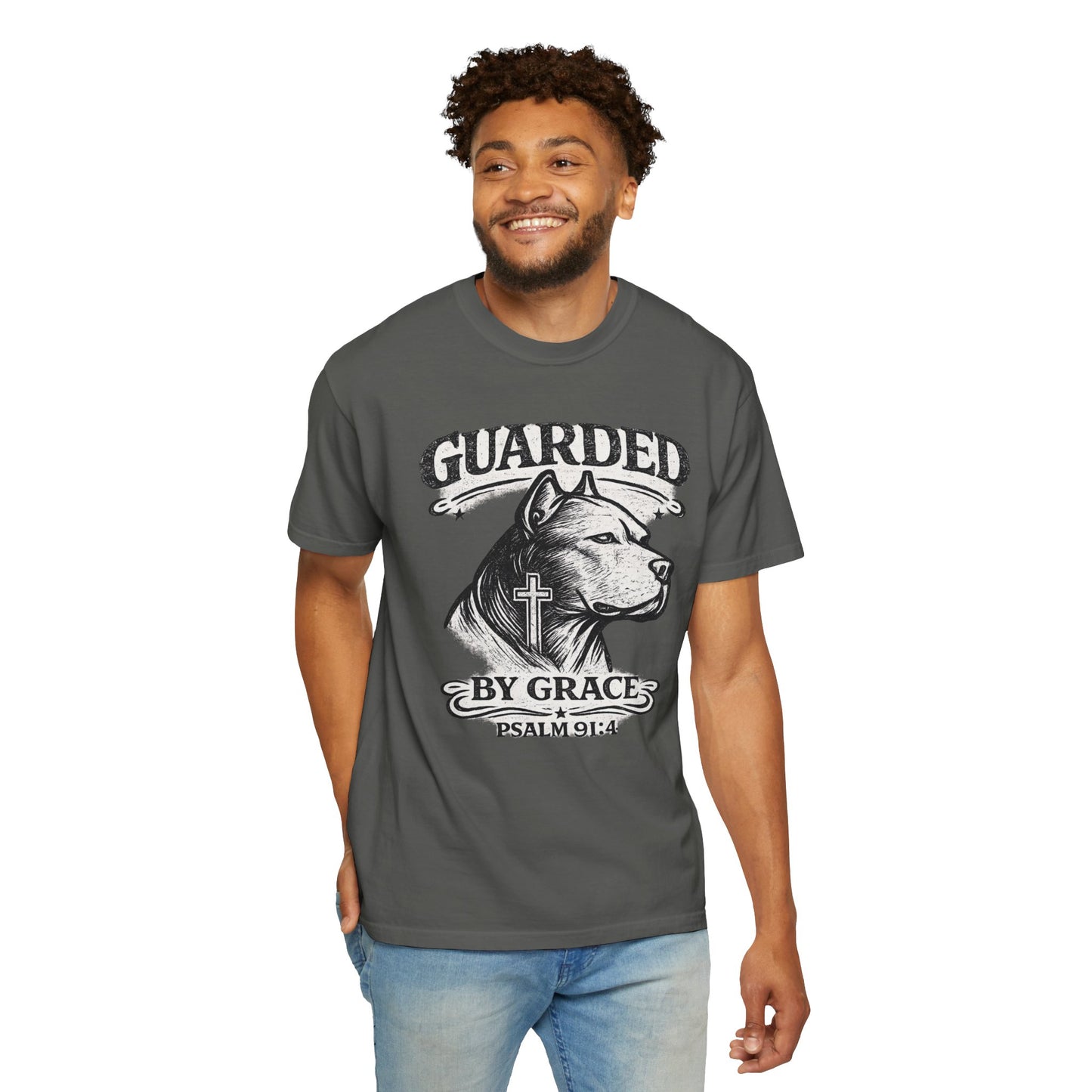 Guarded By Grace Vintage Tee — Faithful Bully Collection