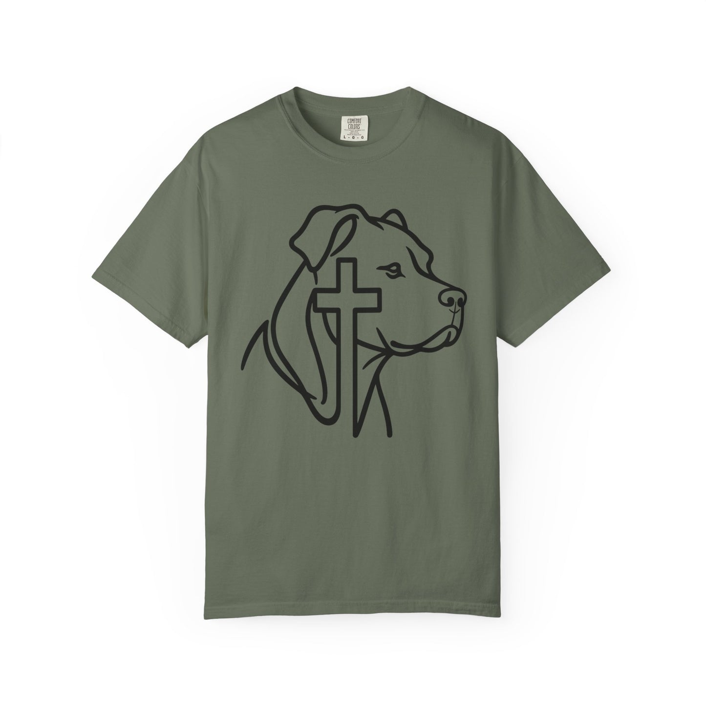 Faithful Bully (Natural Ears) Tee | Christian Pit Bull Shirt