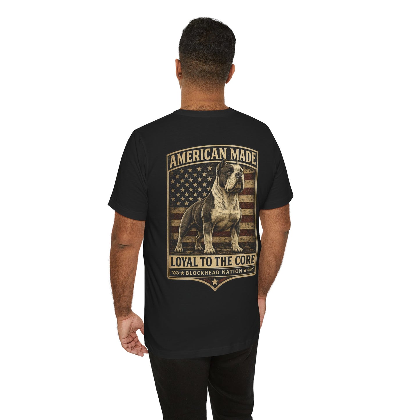 American Made Back Print Tee — All-American Blockheads Collection
