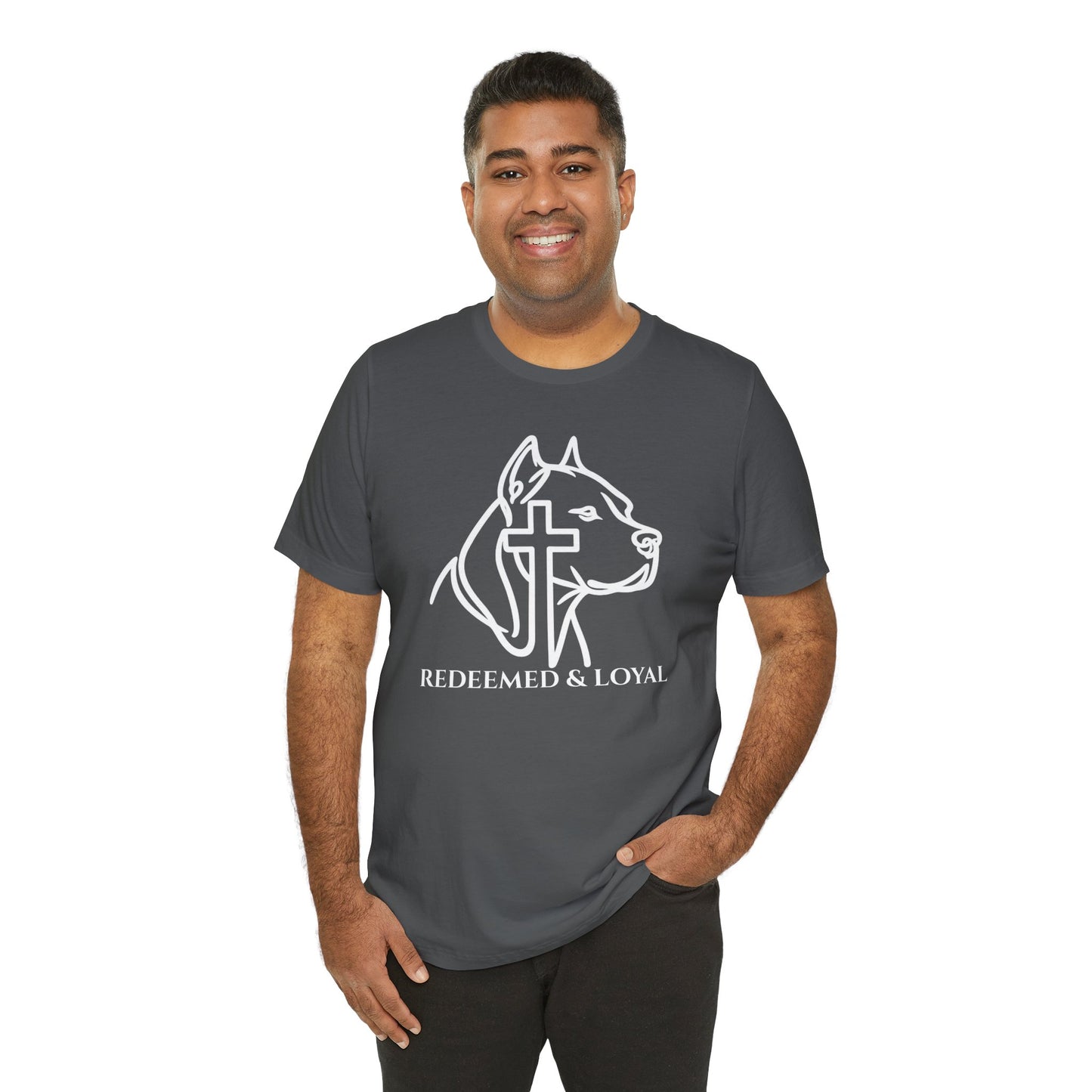 Redeemed & Loyal Tee | Christian Pit Bull Shirt