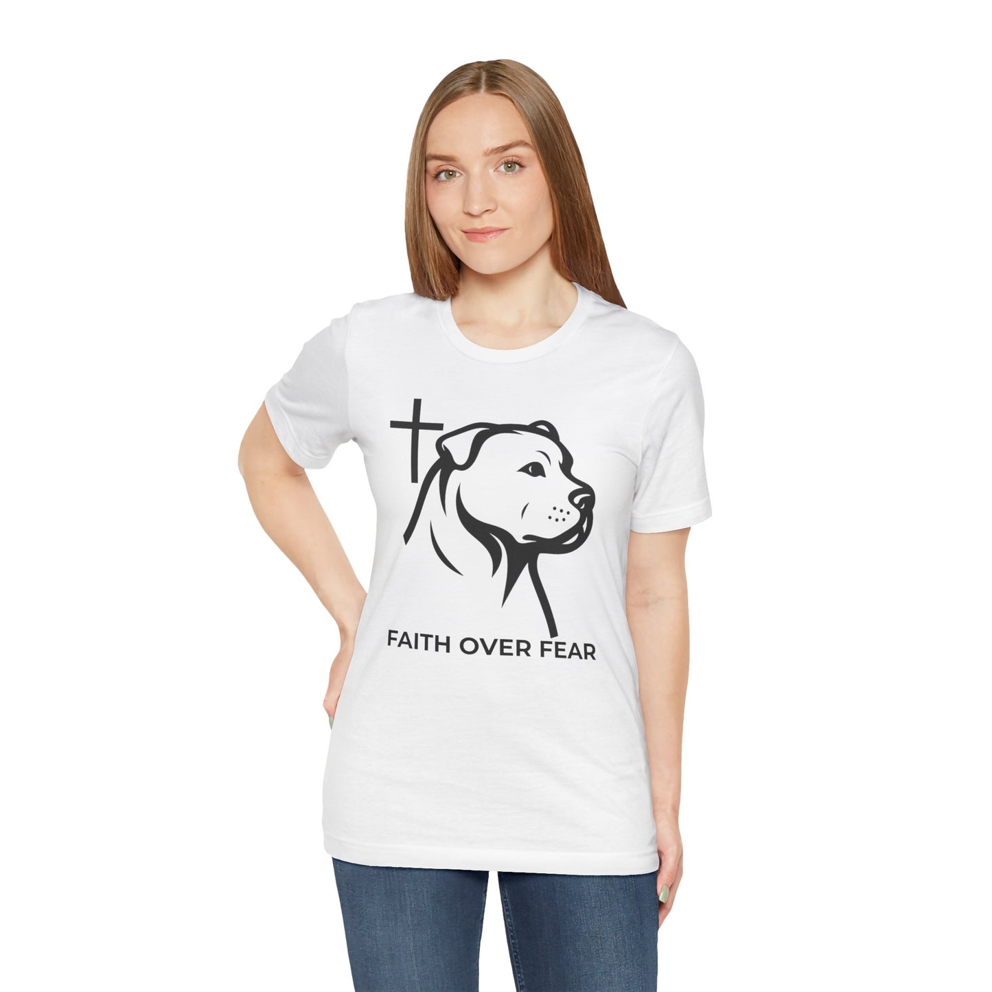Faith Over Fear Tee - Faithful Bully Collection