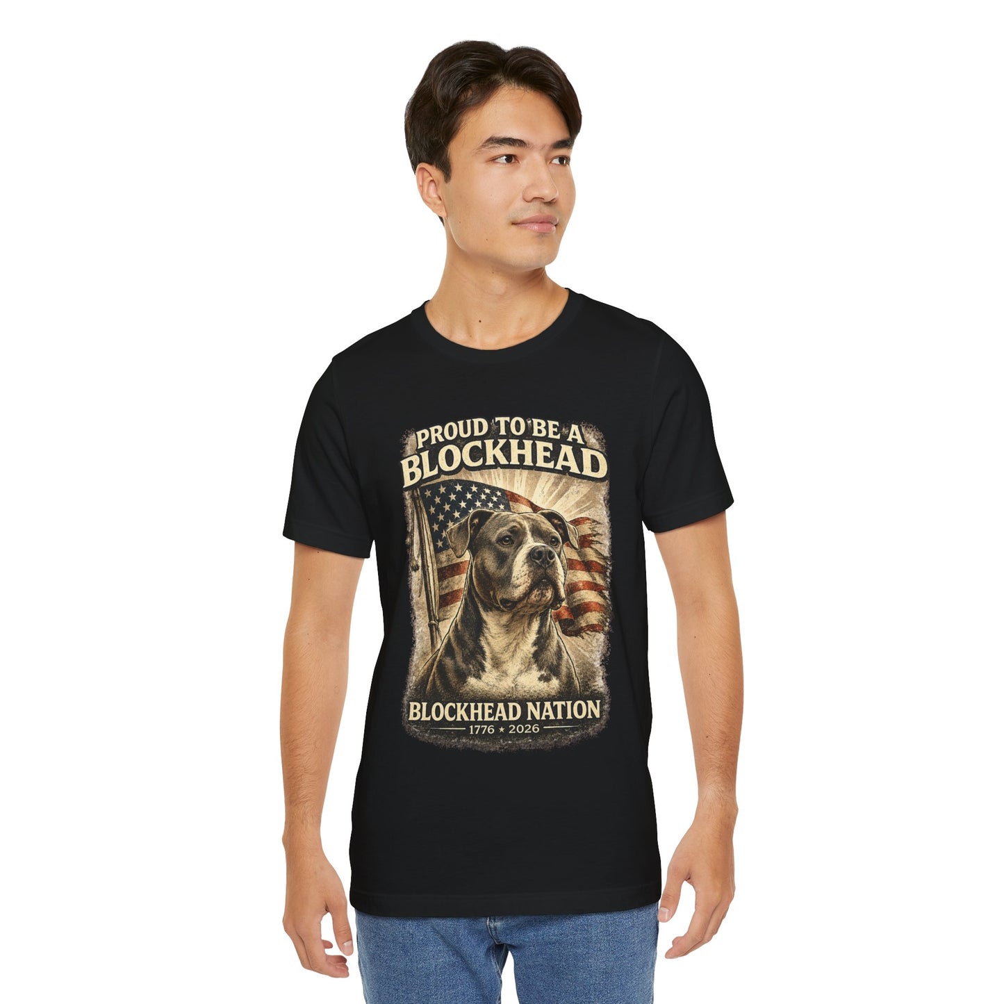Proud To Be A Blockhead Tee – All-American Blockheads Collection