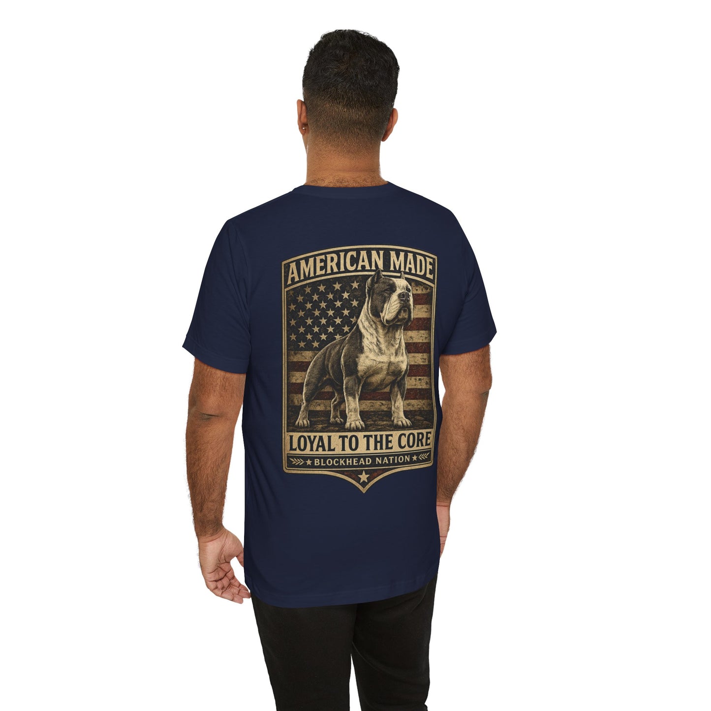 American Made Back Print Tee — All-American Blockheads Collection