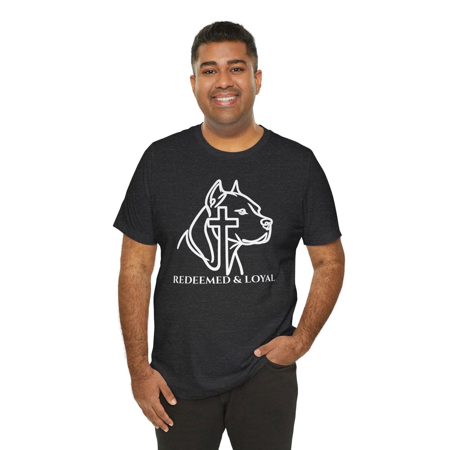 Redeemed & Loyal Tee | Christian Pit Bull Shirt