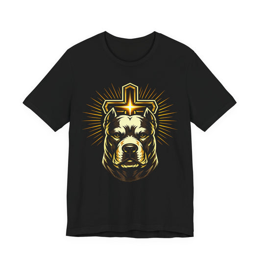 Walk by Faith Tee – Christian Pit Bull Shirt
