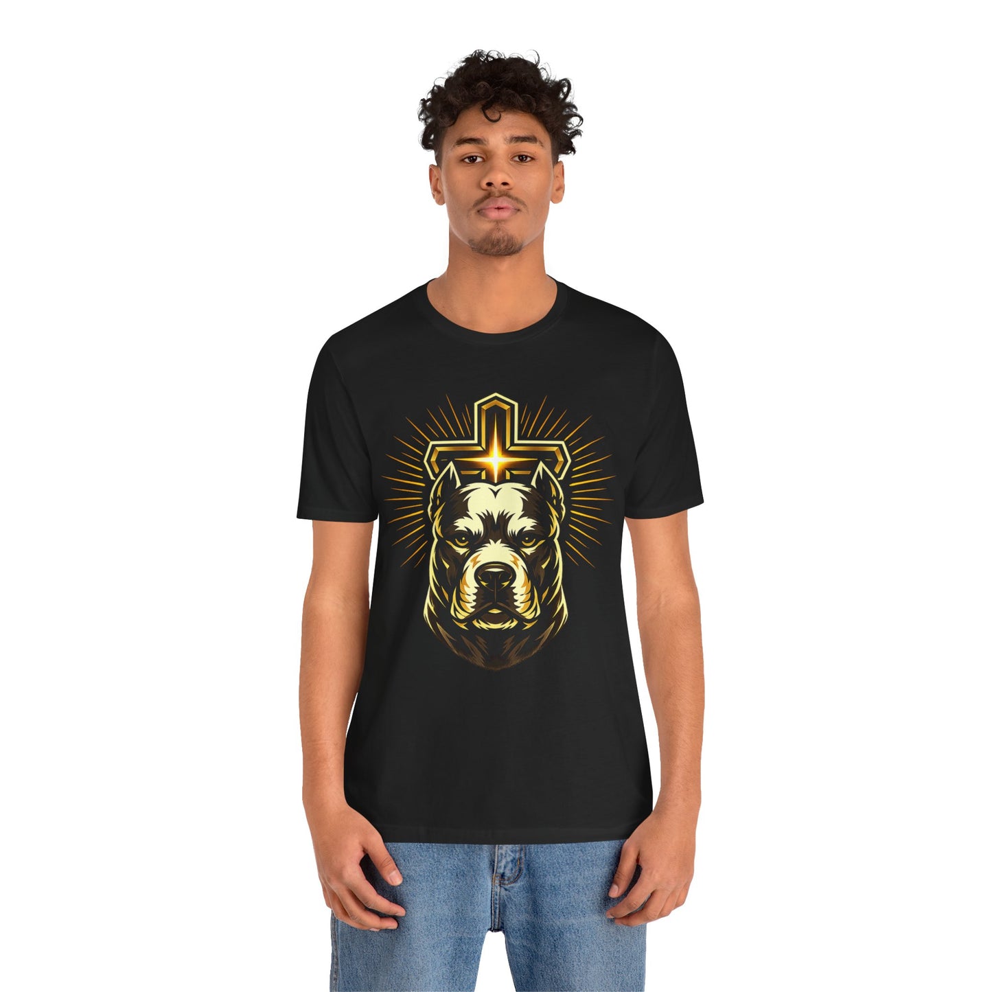 Walk by Faith Tee – Christian Pit Bull Shirt