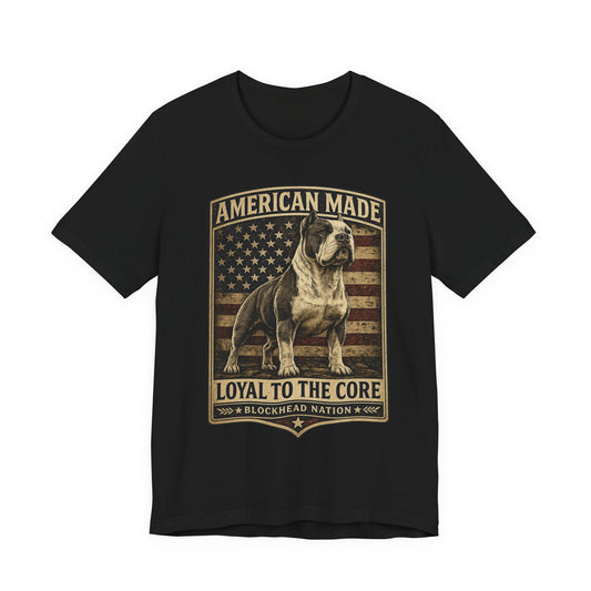 American Made Front Print Tee — All-American Blockheads Collection