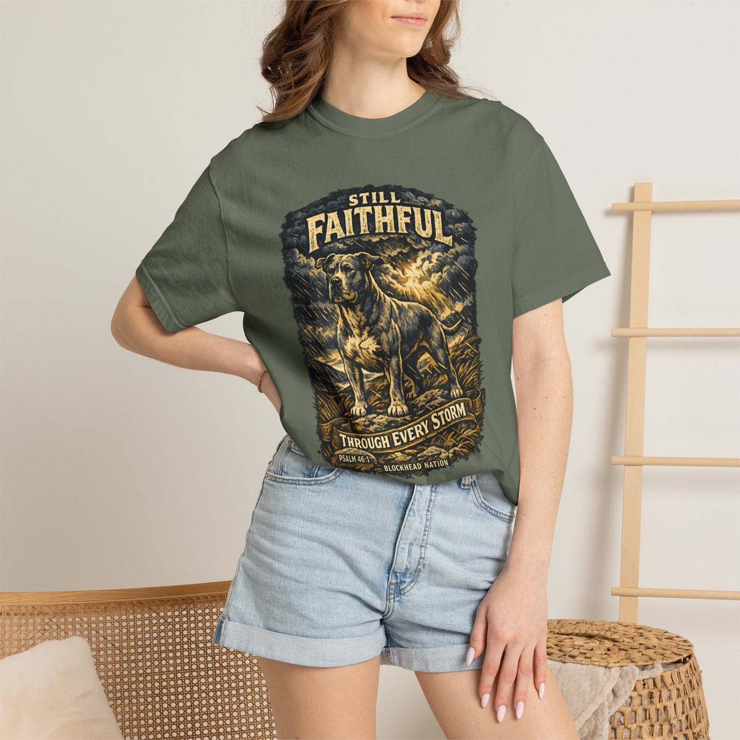 Still Faithful Pit Bull Tee