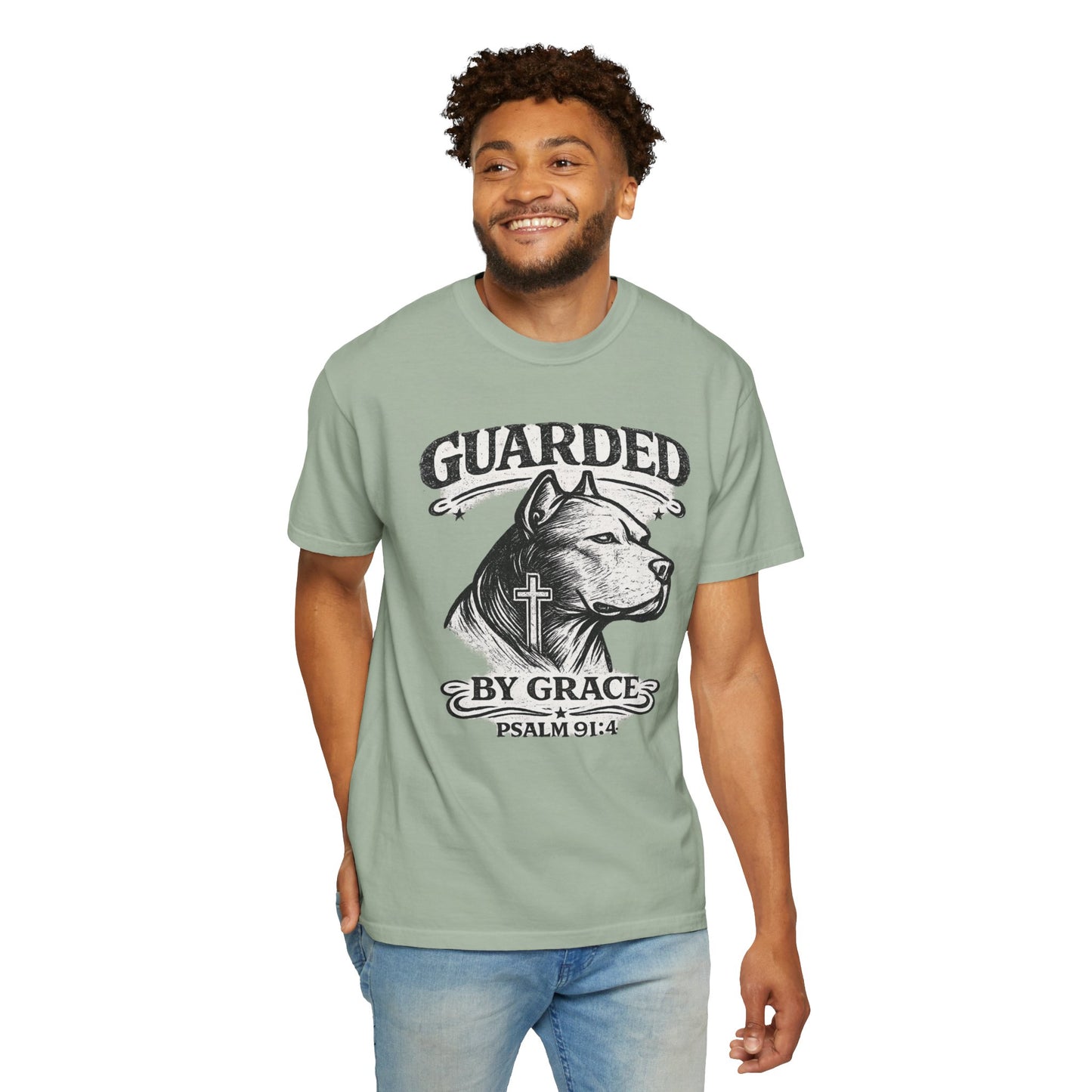 Guarded By Grace Vintage Tee — Faithful Bully Collection