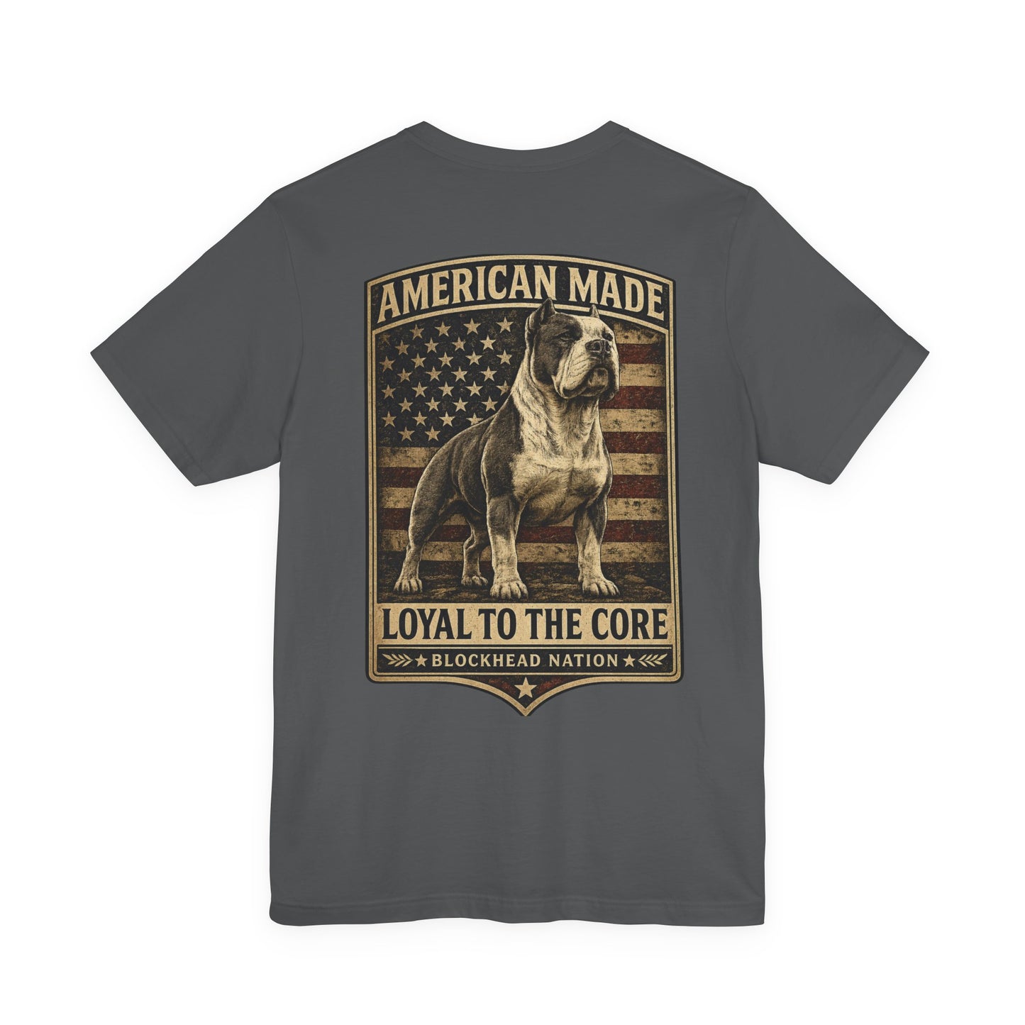 American Made Back Print Tee — All-American Blockheads Collection