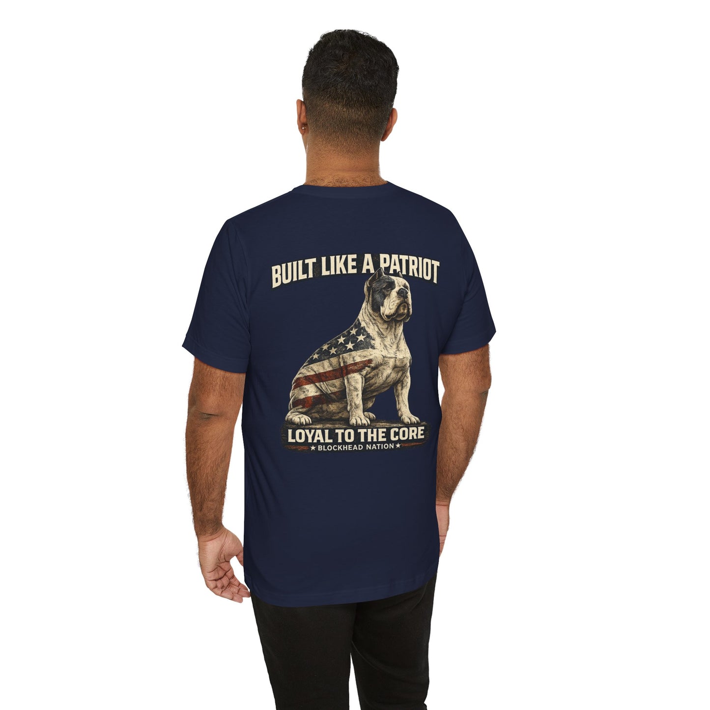 Built Like A Patriot Tee — All-American Blockheads Collection