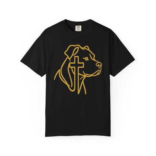 Faithful Bully (Natural Ears) Tee | Christian Pit Bull Shirt