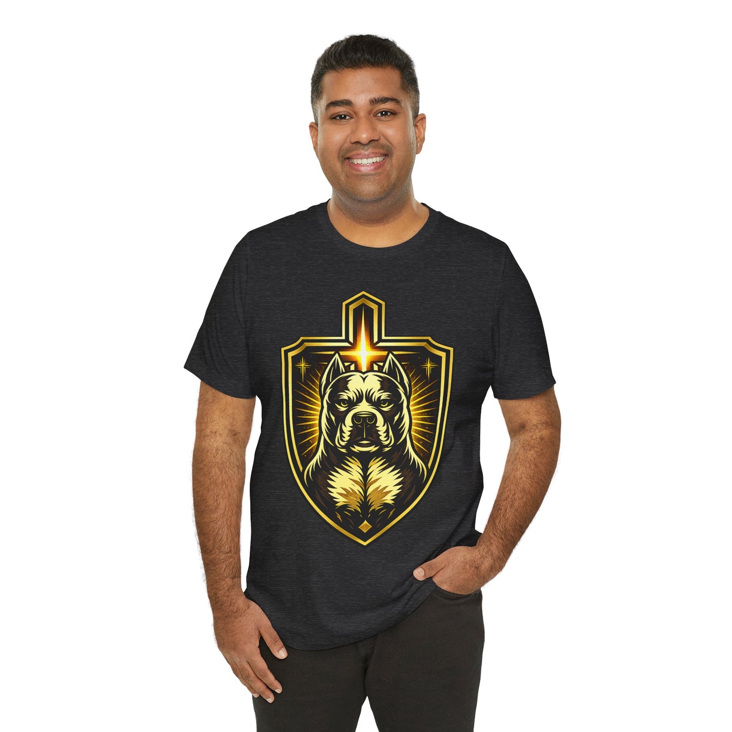 Shielded By Grace Tee | Christian Pit Bull Shirt
