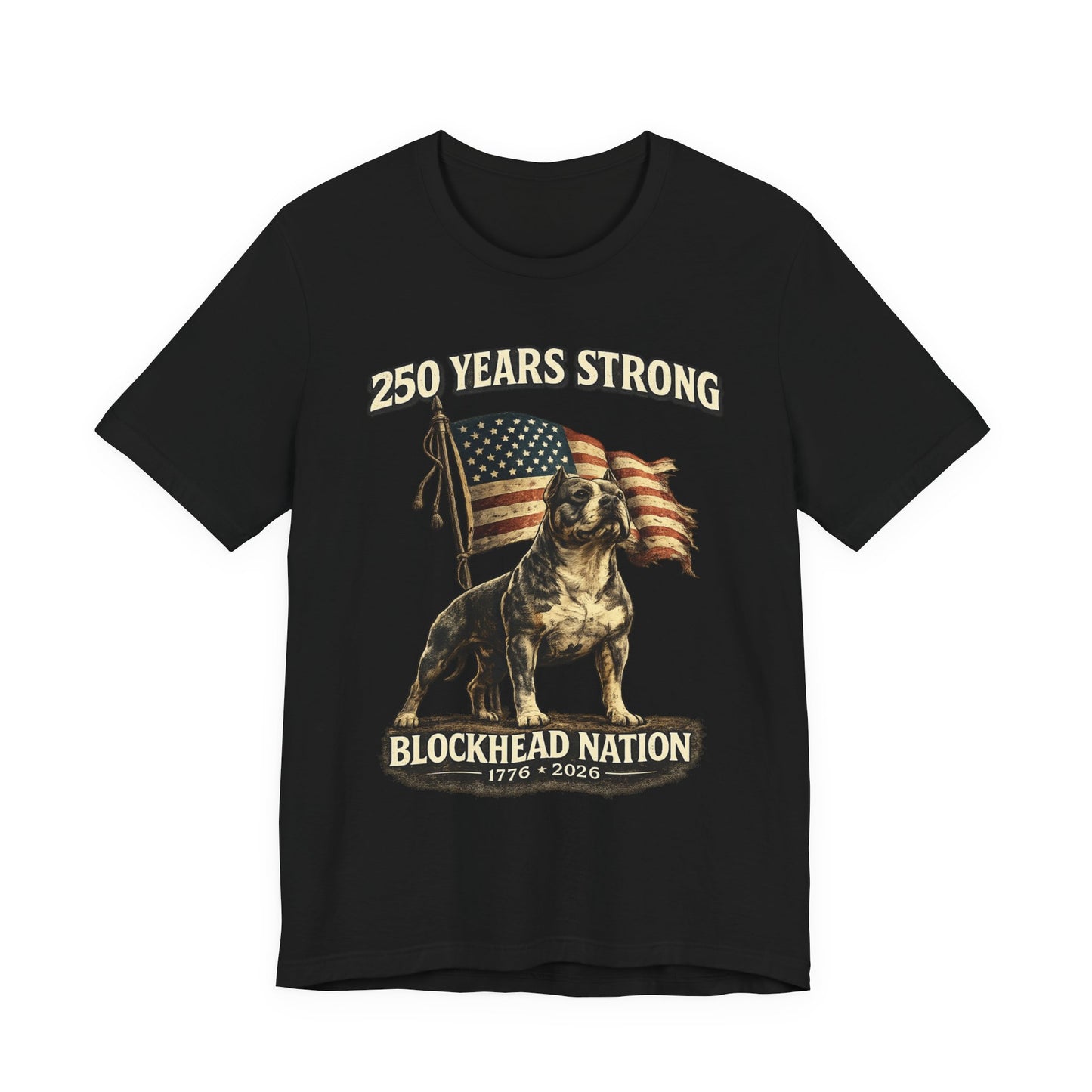 250 Years Strong Tee - All-American Blockheads Collection