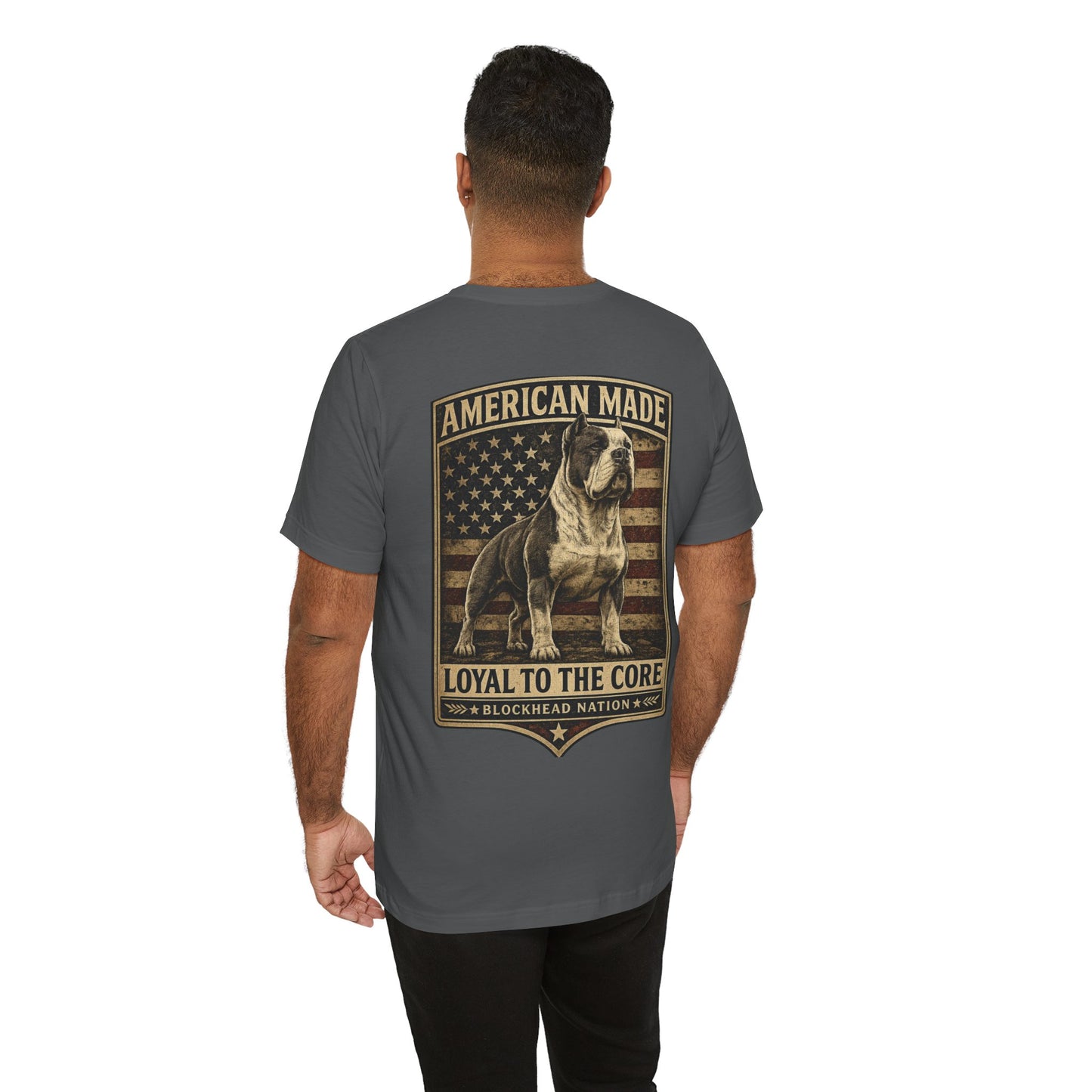 American Made Back Print Tee — All-American Blockheads Collection