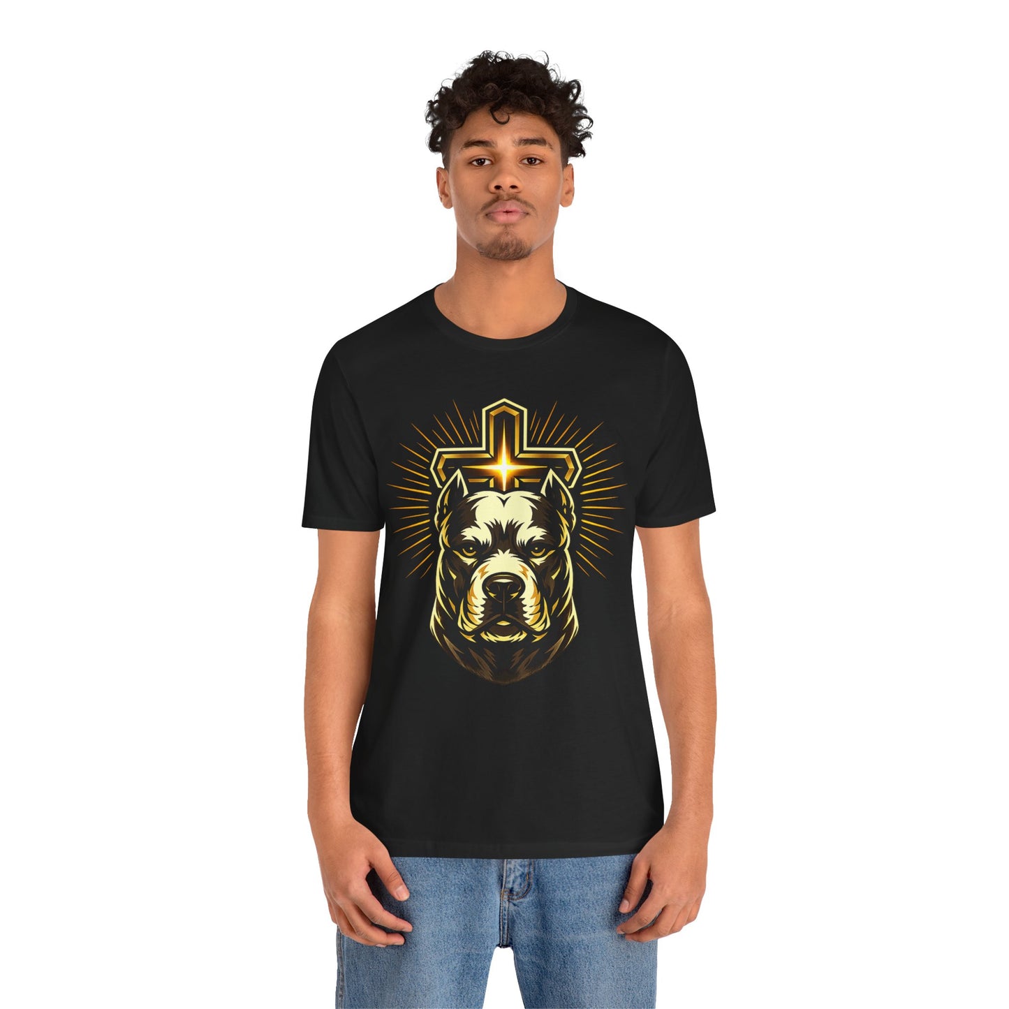 Walk by Faith Tee – Christian Pit Bull Shirt