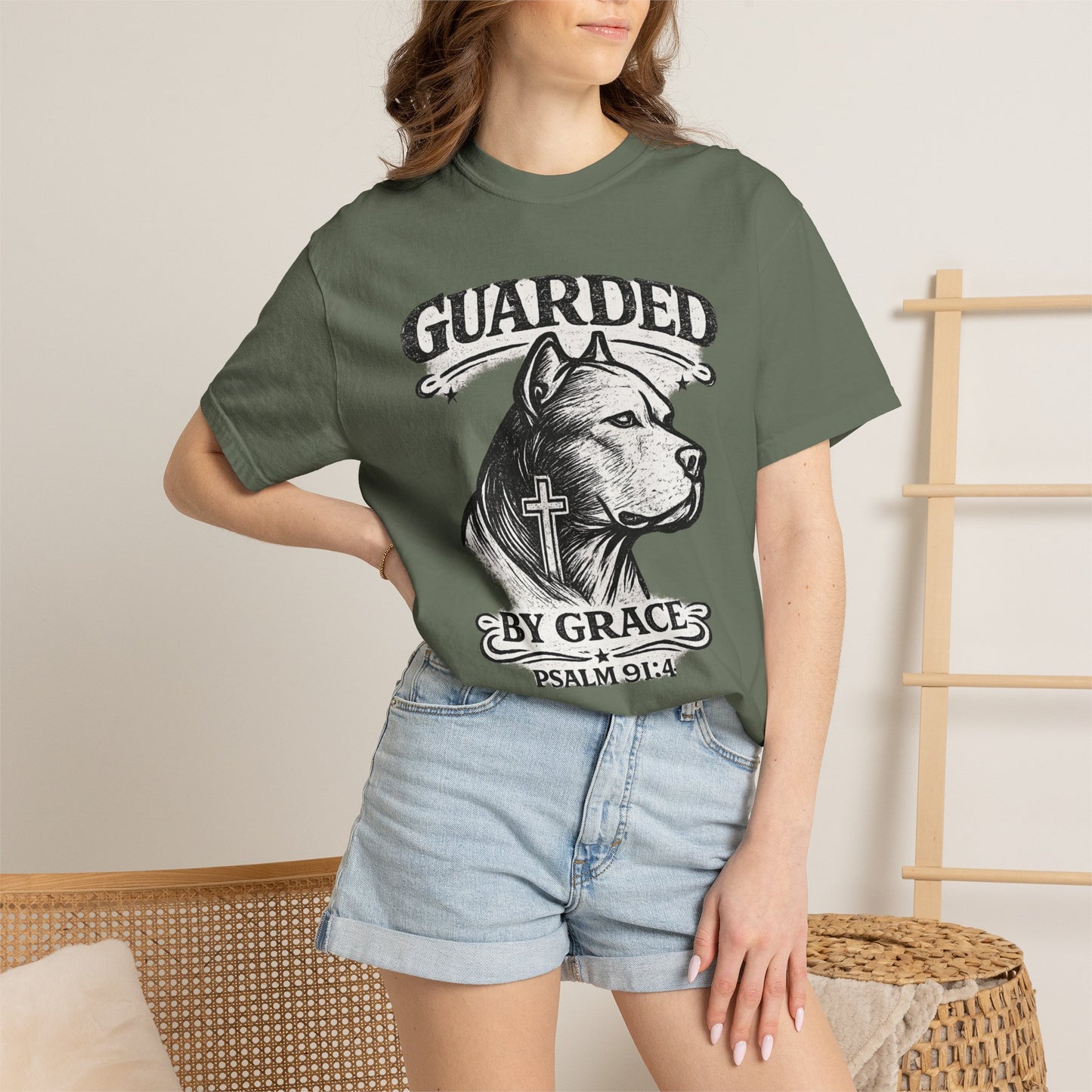Guarded By Grace Vintage Tee — Faithful Bully Collection