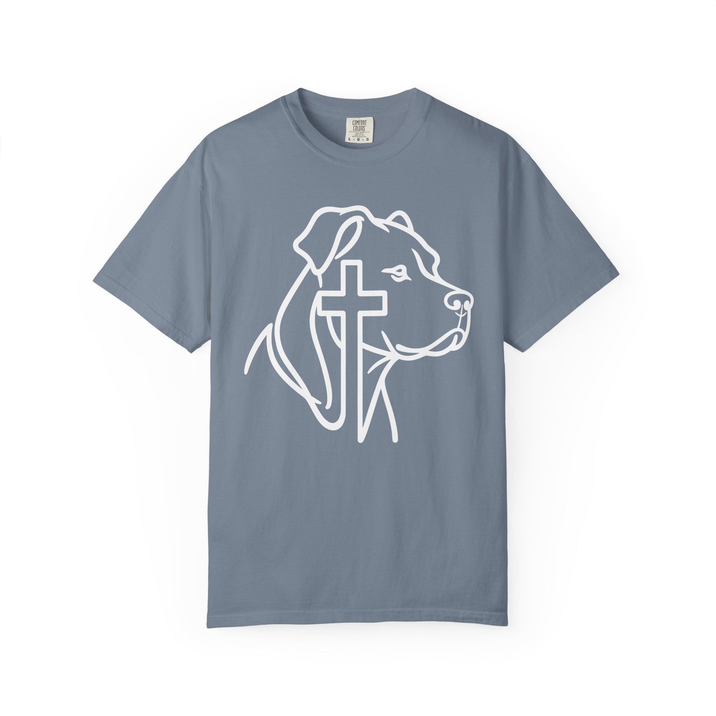 Faithful Bully (Natural Ears) Tee | Christian Pit Bull Shirt