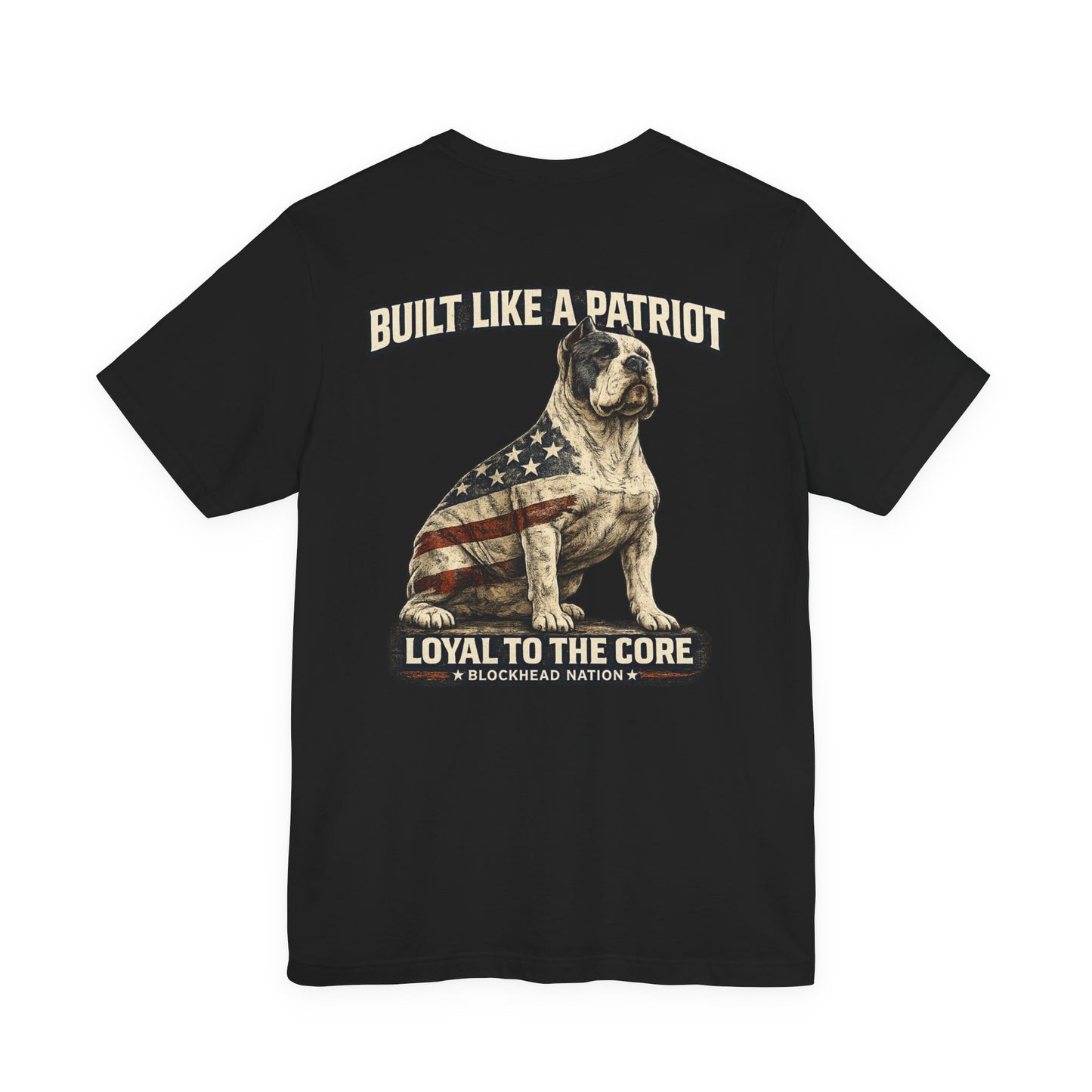 Built Like A Patriot Tee — All-American Blockheads Collection