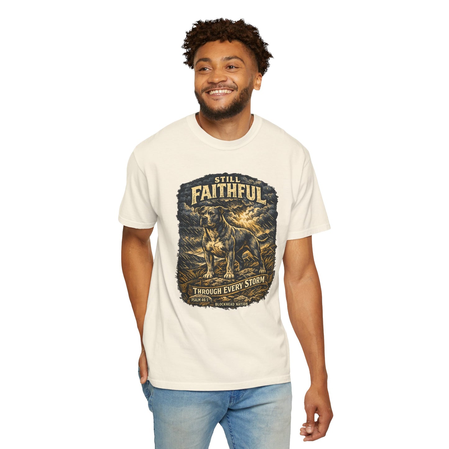 Still Faithful Pit Bull Tee