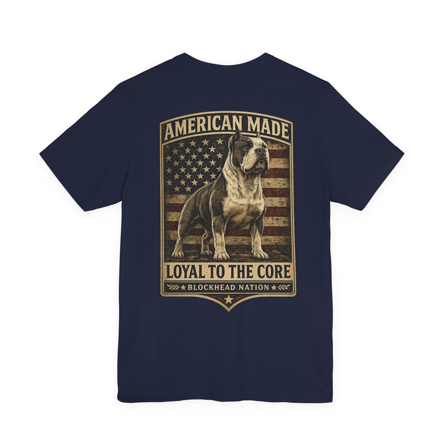 American Made Back Print Tee — All-American Blockheads Collection