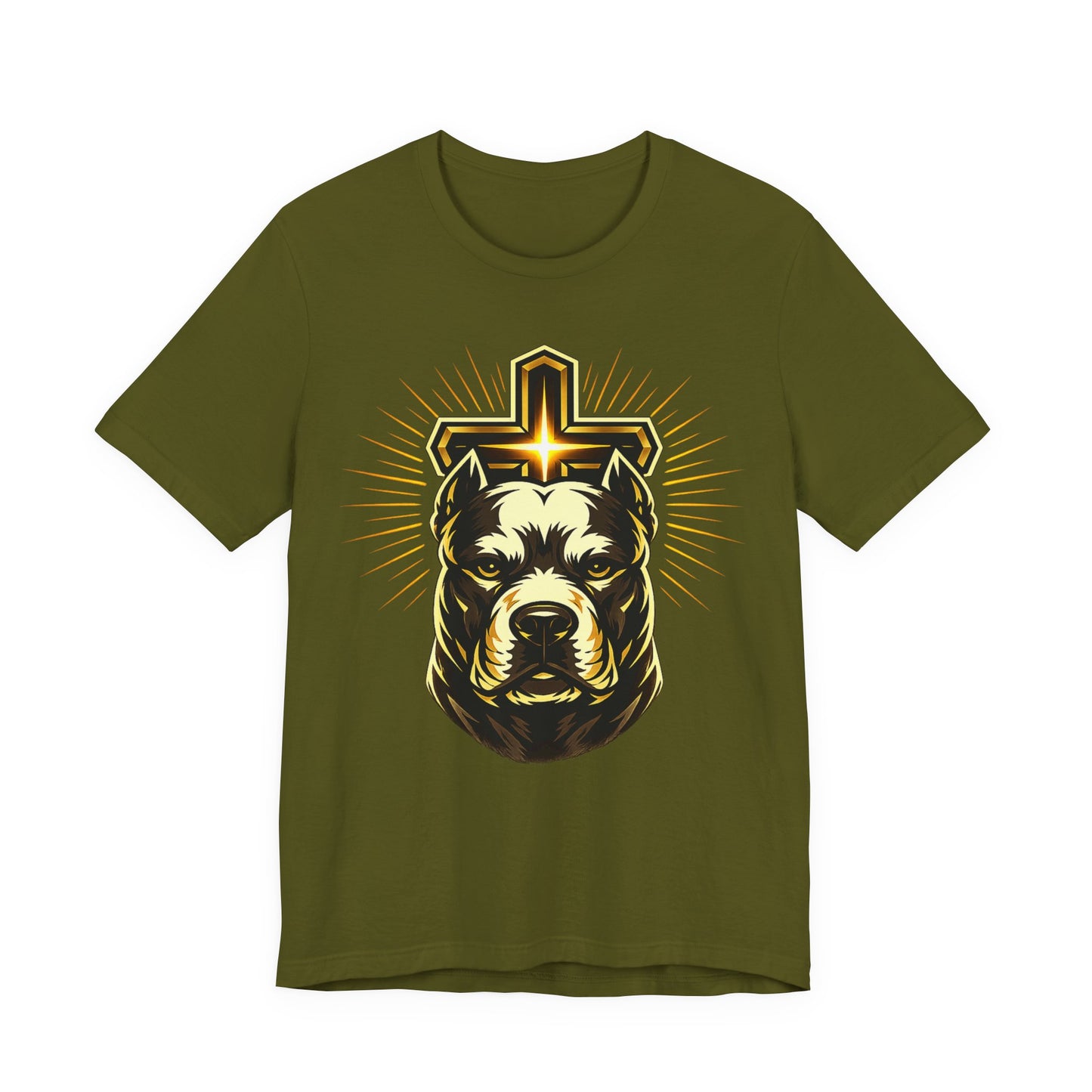 Walk by Faith Tee – Christian Pit Bull Shirt