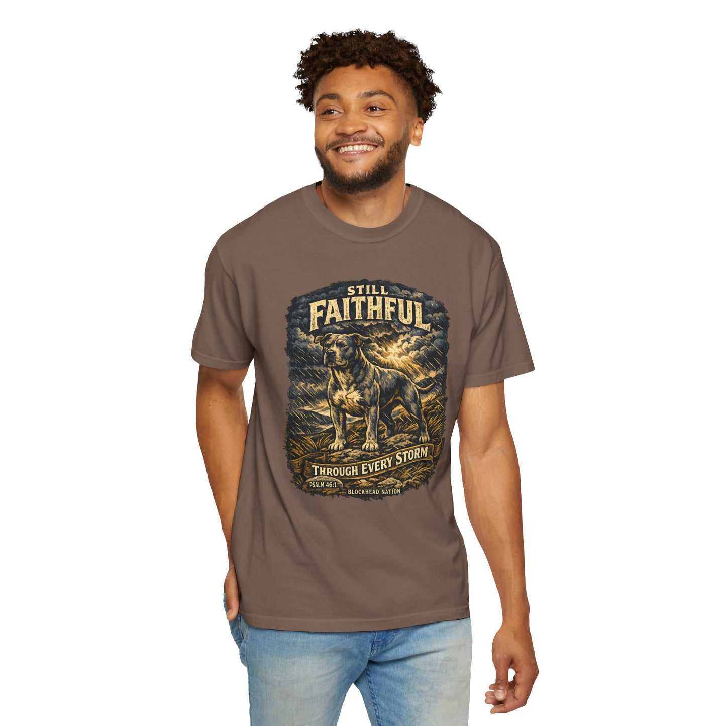 Still Faithful Pit Bull Tee