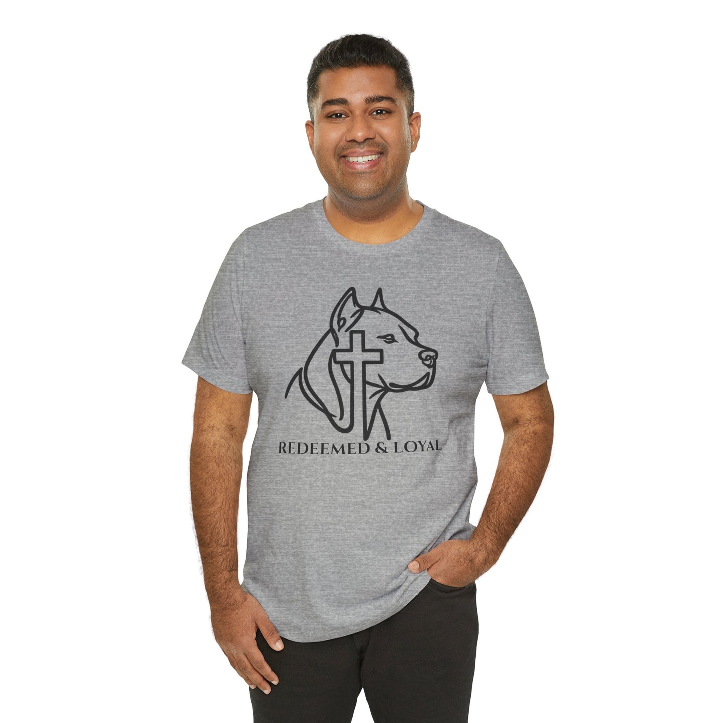 Redeemed & Loyal Tee | Christian Pit Bull Shirt