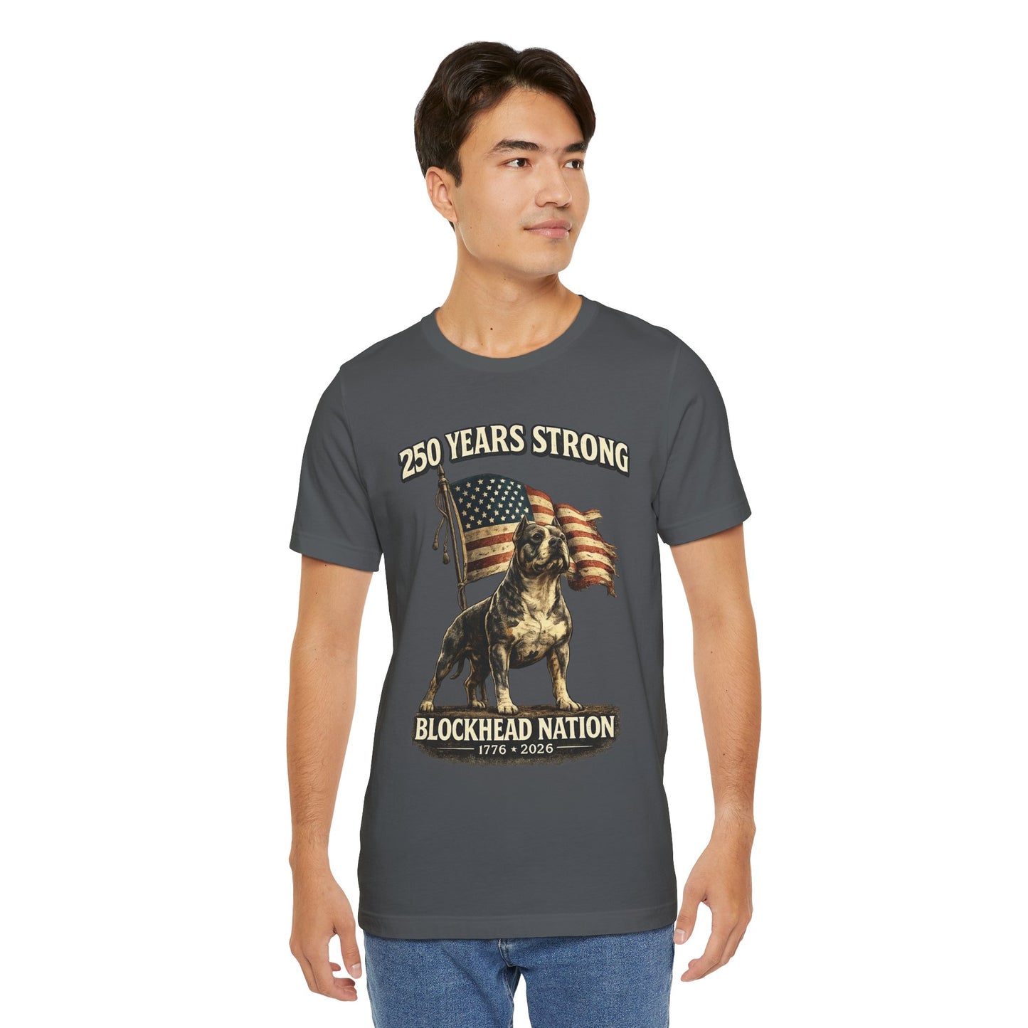 250 Years Strong Tee - All-American Blockheads Collection