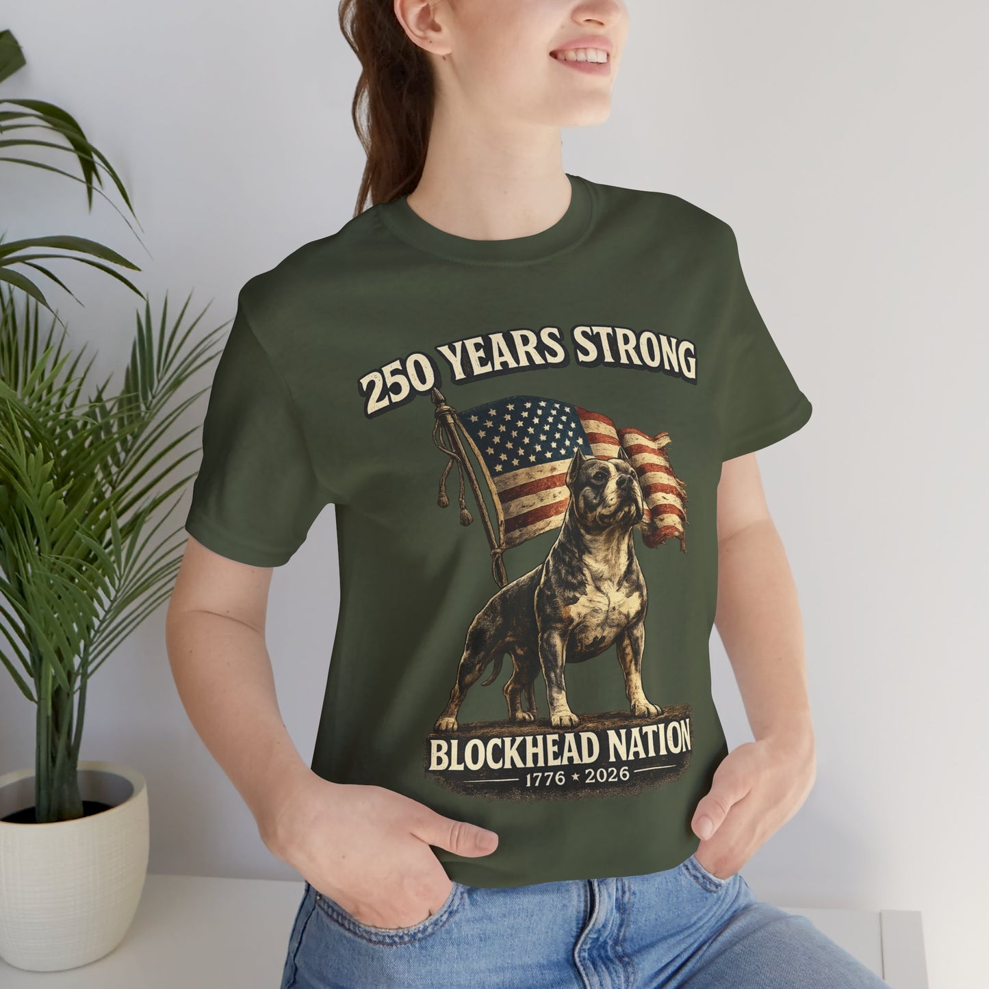 250 Years Strong Tee - All-American Blockheads Collection