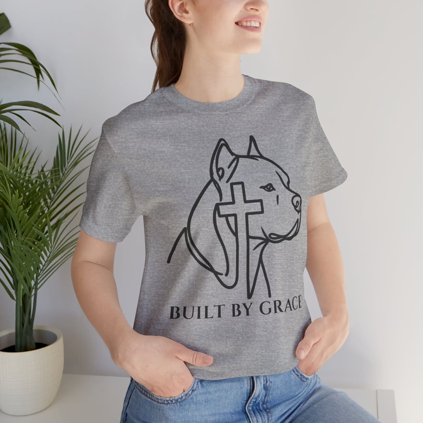 Built by Grace Pitbull Cross T-Shirt
