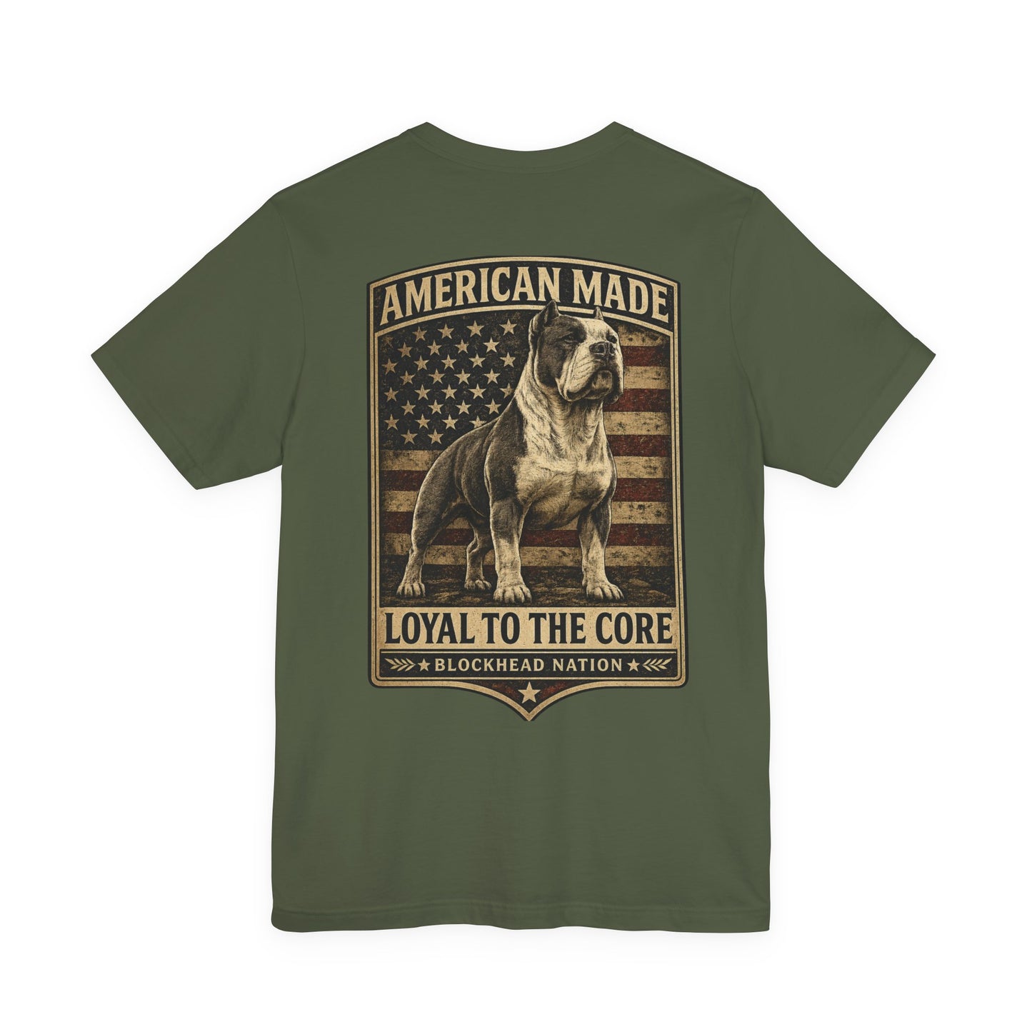 American Made Back Print Tee — All-American Blockheads Collection