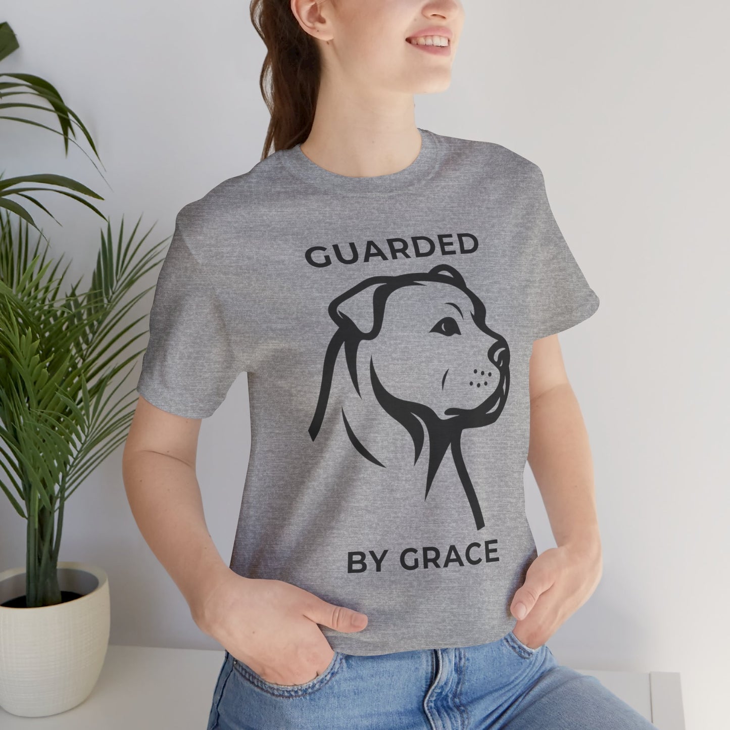 Guarded By Grace Tee | Christian Pit Bull Shirt