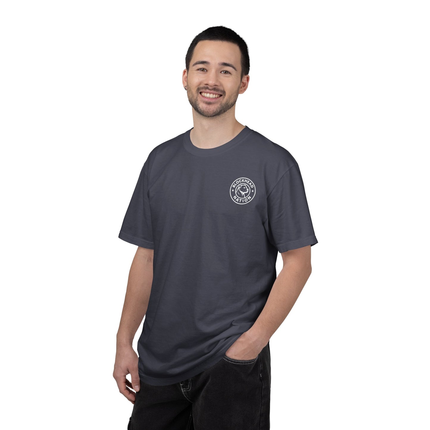 Blockhead Nation Left Chest Logo Tee