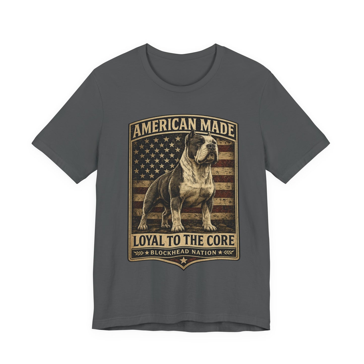 American Made Front Print Tee — All-American Blockheads Collection